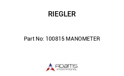 100815 MANOMETER