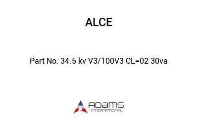 34.5 kv V3/100V3 CL=02 30va