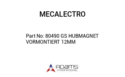 80490 GS HUBMAGNET VORMONTIERT 12MM