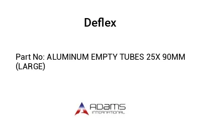 ALUMINUM EMPTY TUBES 25X 90MM (LARGE)