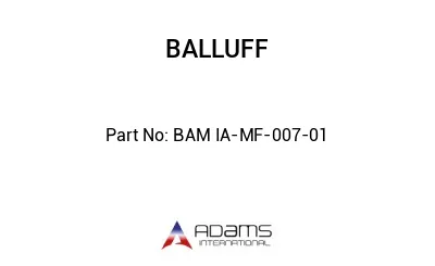 BAM IA-MF-007-01									