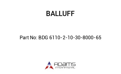 BDG 6110-2-10-30-8000-65									