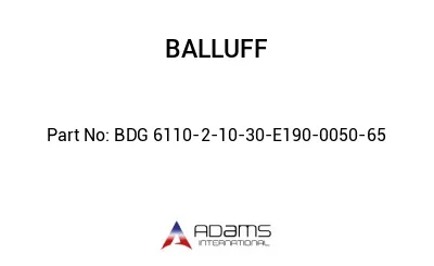 BDG 6110-2-10-30-E190-0050-65									