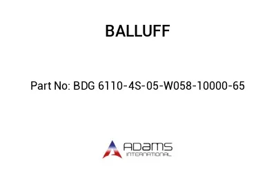 BDG 6110-4S-05-W058-10000-65									