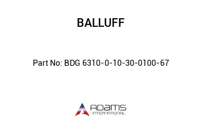 BDG 6310-0-10-30-0100-67									