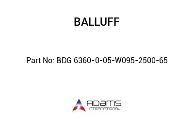 BDG 6360-0-05-W095-2500-65									