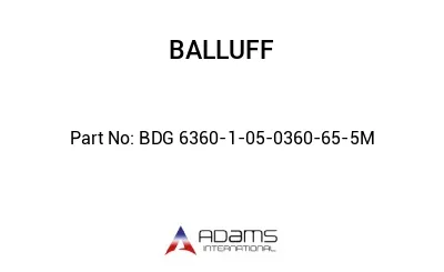 BDG 6360-1-05-0360-65-5M									