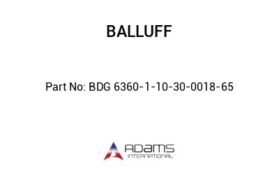 BDG 6360-1-10-30-0018-65									