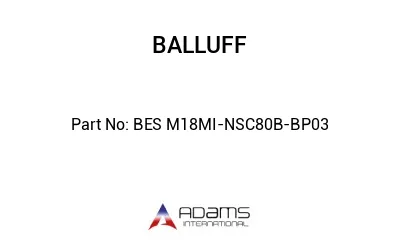 BES M18MI-NSC80B-BP03									