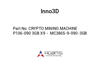 CRYPTO MINING MACHINE P106-090 3GB X9 -  MC3865-9-090-3GB