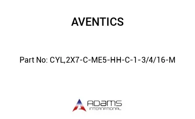 CYL,2X7-C-ME5-HH-C-1-3/4/16-M