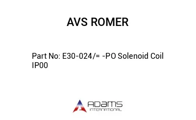 E30-024/= -PO Solenoid Coil IP00