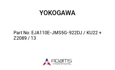 EJA110E-JMS5G-922DJ / KU22 + Z2089 / 13