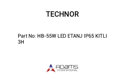 HB-55W LED ETANJ IP65 KITLI 3H