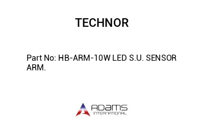 HB-ARM-10W LED S.U. SENSOR ARM.