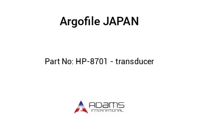 HP-8701 - transducer