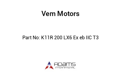 K11R 200 LX6 Ex eb IIC T3