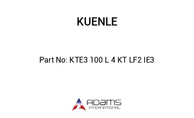 KTE3 100 L 4 KT LF2 IE3