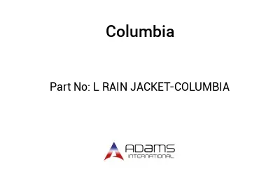 L RAIN JACKET-COLUMBIA