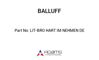 LIT-BRO HART IM NEHMEN DE									