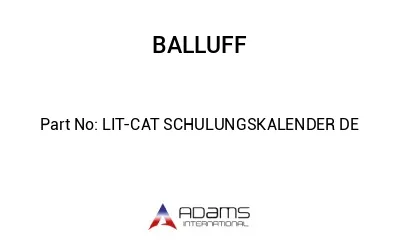 LIT-CAT SCHULUNGSKALENDER DE									