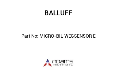 MICRO-BIL WEGSENSOR E									