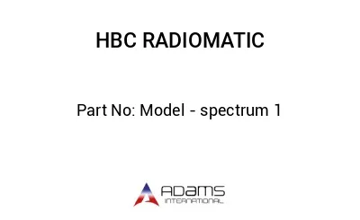 Model - spectrum 1