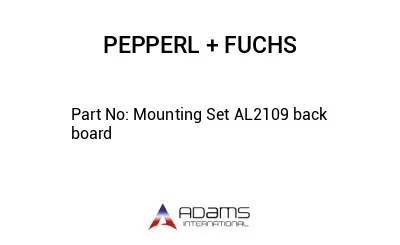 Mounting Set AL2109 back board