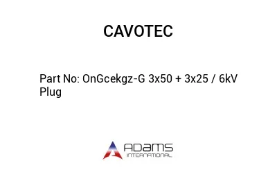 OnGcekgz-G 3x50 + 3x25 / 6kV Plug