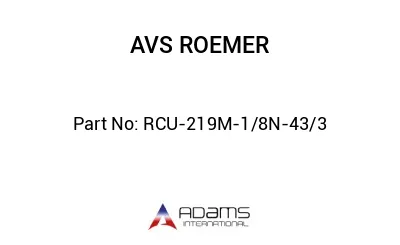RCU-219M-1/8N-43/3