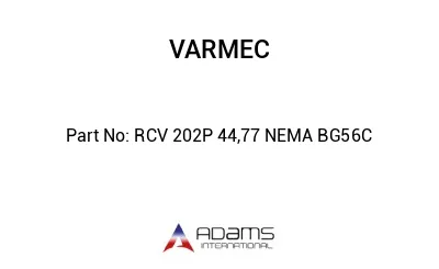 RCV 202P 44,77 NEMA BG56C