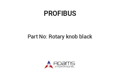 Rotary knob black