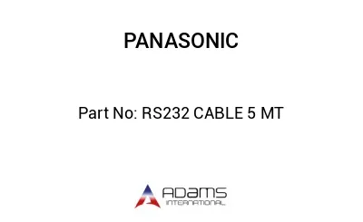 RS232 CABLE 5 MT