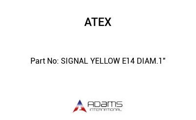 SIGNAL YELLOW E14 DIAM.1"