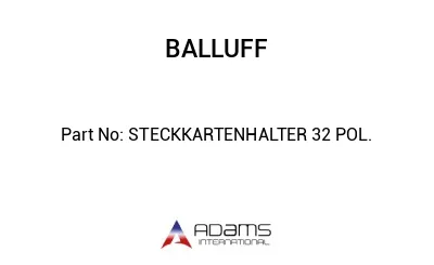 STECKKARTENHALTER 32 POL.									