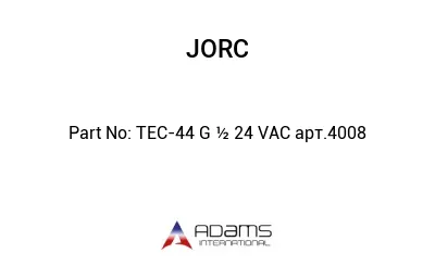 TEC-44 G ½ 24 VAC арт.4008