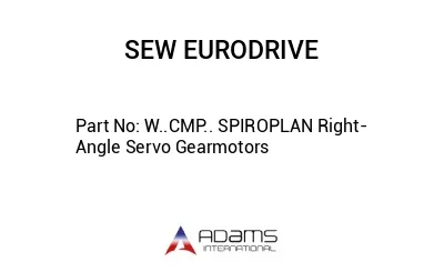 W..CMP.. SPIROPLAN Right-Angle Servo Gearmotors